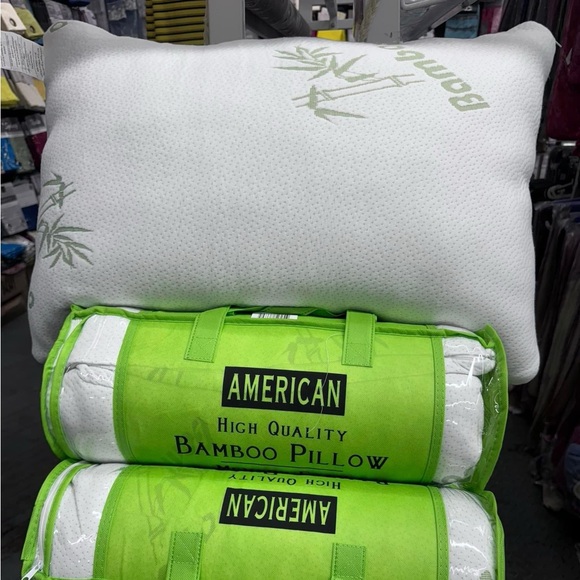 Bamboo Pillow Queen Size - Picture 1 of 3